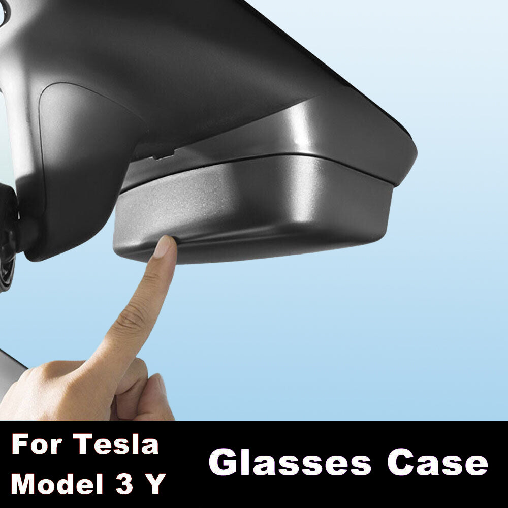 Tesla Model 3/Y Car Glasses Holder Sunglasses Case Box Visor Organizer